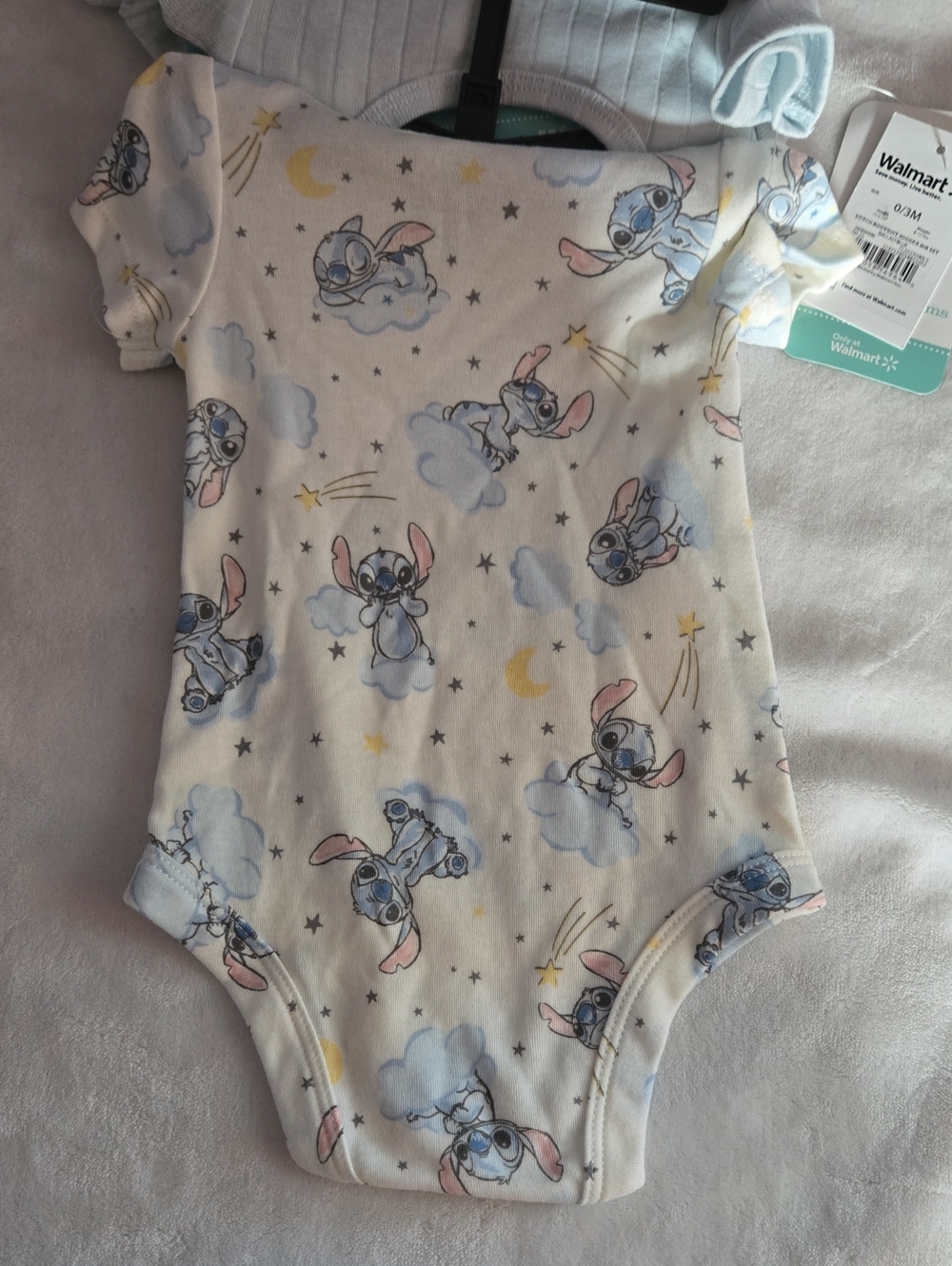NWT Disney Baby 0/3 Month Stitch 4 Piece Outfit - Picture 3 of 7